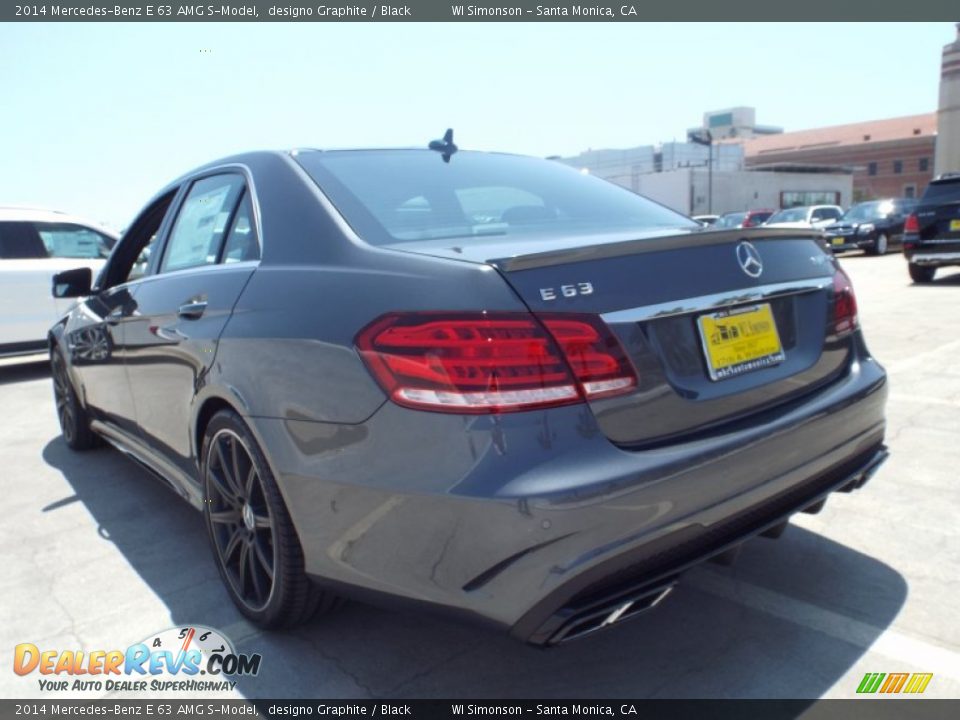 2014 Mercedes-Benz E 63 AMG S-Model designo Graphite / Black Photo #9