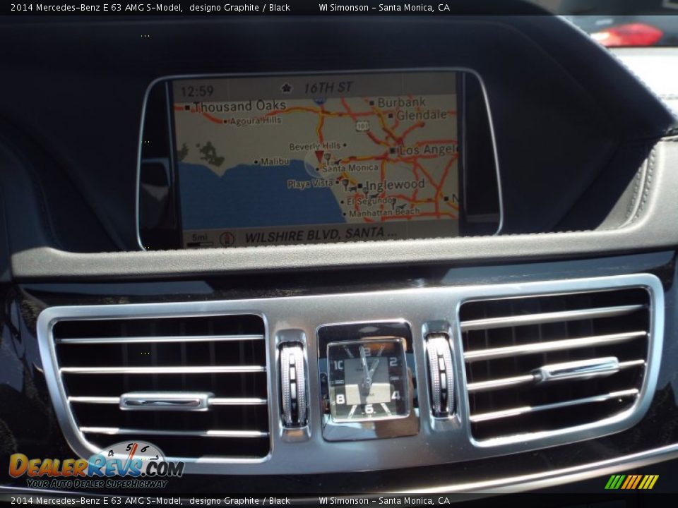 2014 Mercedes-Benz E 63 AMG S-Model designo Graphite / Black Photo #12
