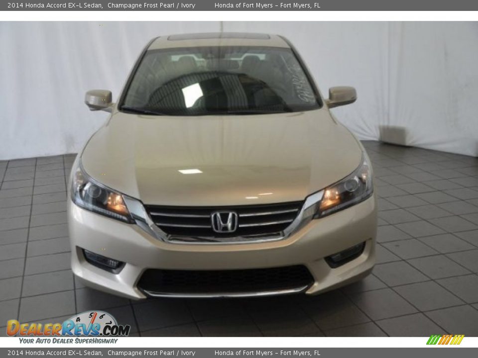 2014 Honda Accord EX-L Sedan Champagne Frost Pearl / Ivory Photo #2