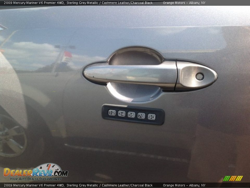 2009 Mercury Mariner V6 Premier 4WD Sterling Grey Metallic / Cashmere Leather/Charcoal Black Photo #6