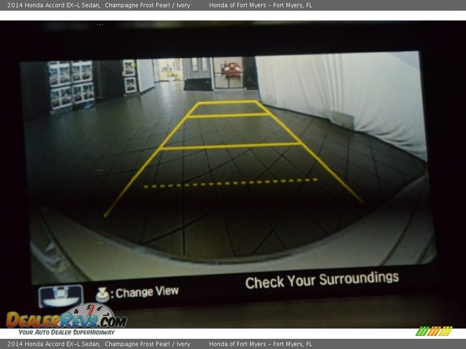 2014 Honda Accord EX-L Sedan Champagne Frost Pearl / Ivory Photo #19
