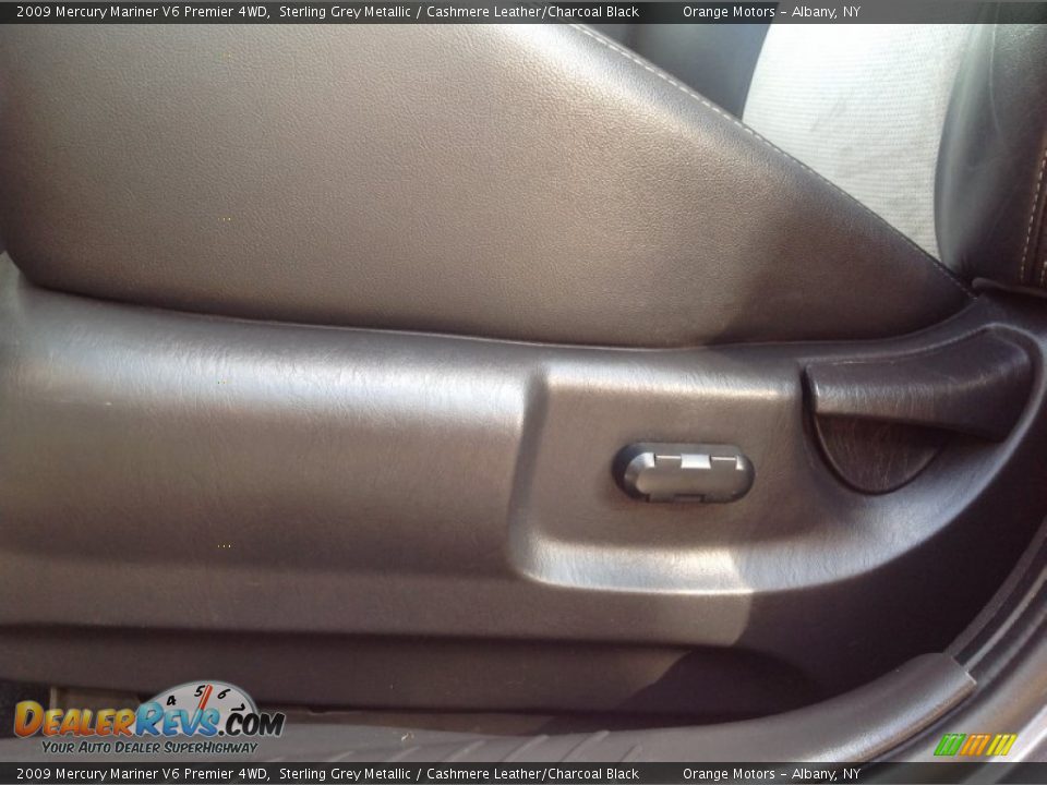2009 Mercury Mariner V6 Premier 4WD Sterling Grey Metallic / Cashmere Leather/Charcoal Black Photo #9