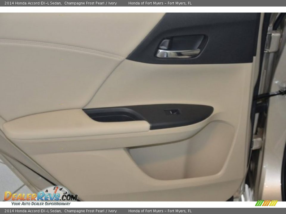 2014 Honda Accord EX-L Sedan Champagne Frost Pearl / Ivory Photo #24