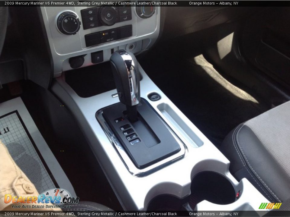 2009 Mercury Mariner V6 Premier 4WD Sterling Grey Metallic / Cashmere Leather/Charcoal Black Photo #12