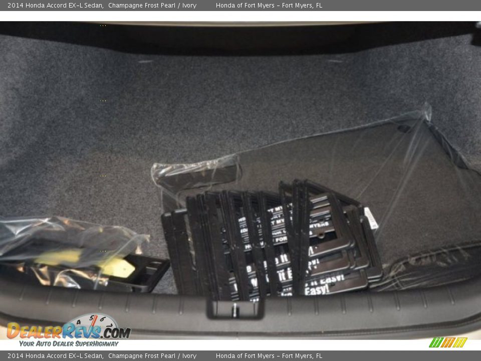 2014 Honda Accord EX-L Sedan Champagne Frost Pearl / Ivory Photo #26