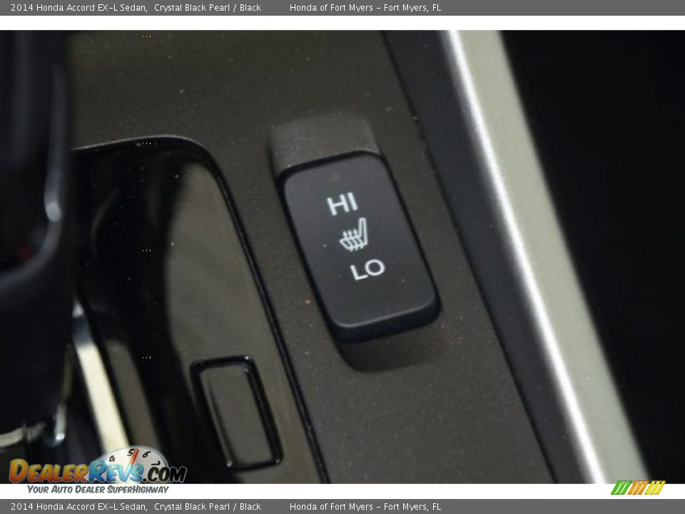 2014 Honda Accord EX-L Sedan Crystal Black Pearl / Black Photo #15