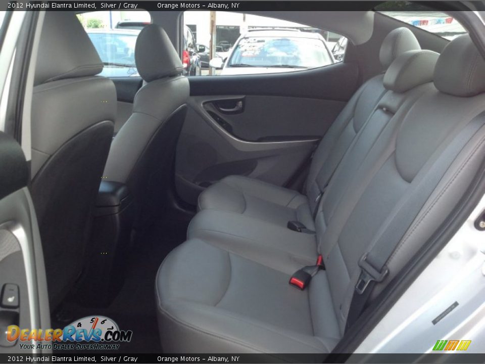 2012 Hyundai Elantra Limited Silver / Gray Photo #16