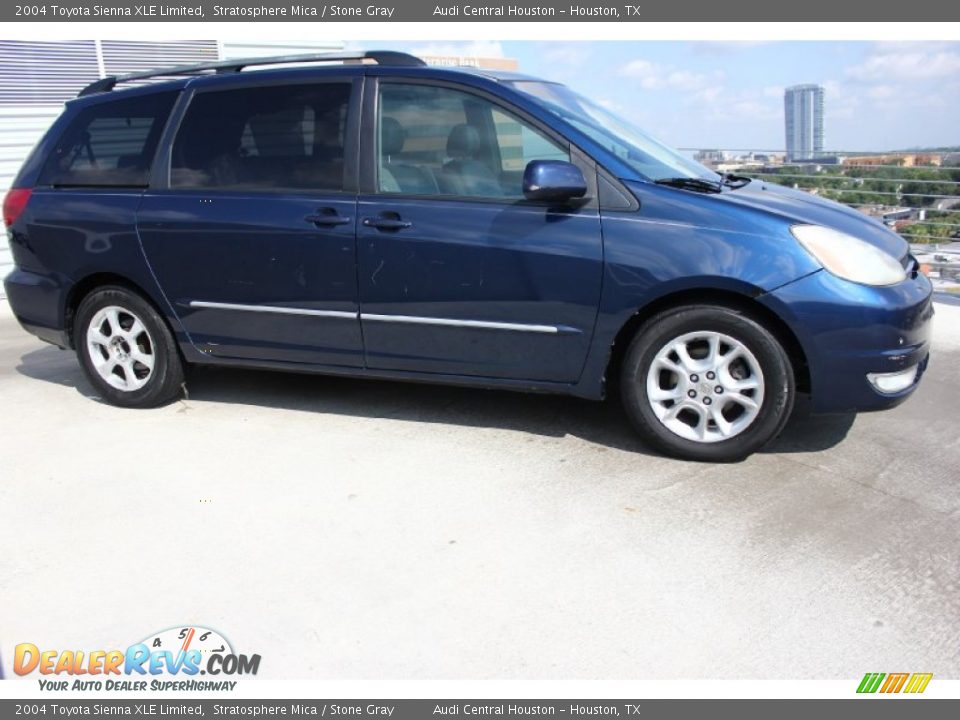 2004 Toyota Sienna XLE Limited Stratosphere Mica / Stone Gray Photo #9