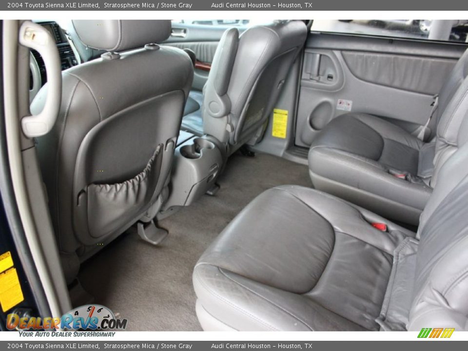 2004 Toyota Sienna XLE Limited Stratosphere Mica / Stone Gray Photo #23
