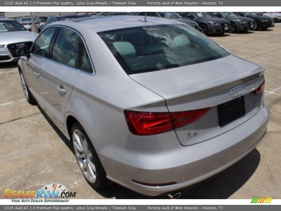 2015 Audi A3 2.0 Premium Plus quattro Lotus Gray Metallic / Titanium Gray Photo #5