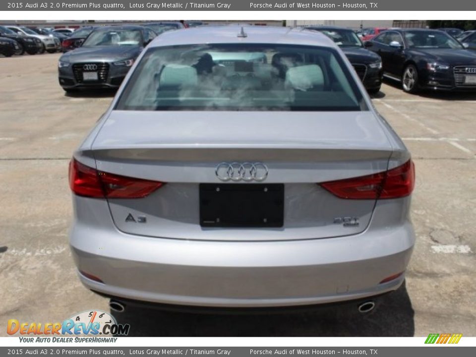 2015 Audi A3 2.0 Premium Plus quattro Lotus Gray Metallic / Titanium Gray Photo #6