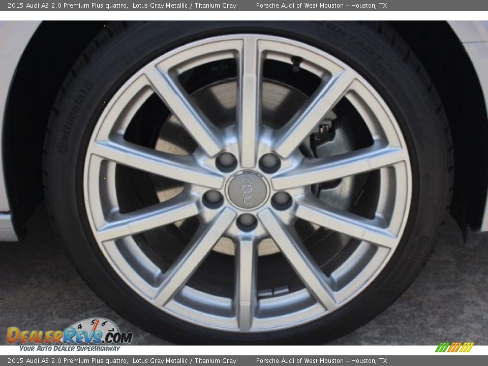 2015 Audi A3 2.0 Premium Plus quattro Lotus Gray Metallic / Titanium Gray Photo #9
