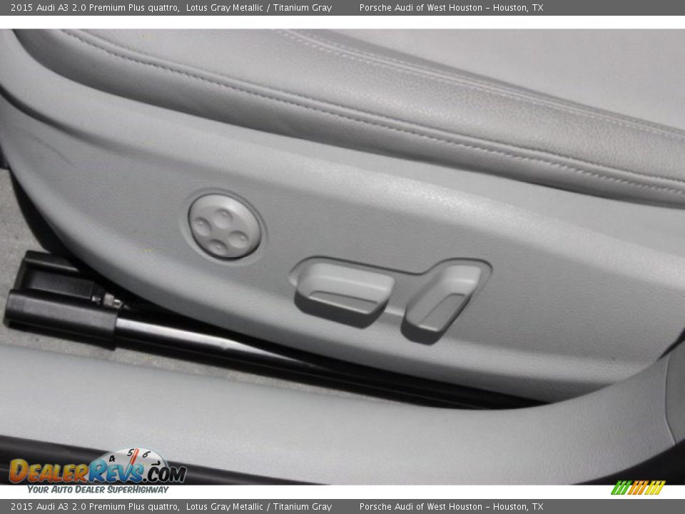 2015 Audi A3 2.0 Premium Plus quattro Lotus Gray Metallic / Titanium Gray Photo #13