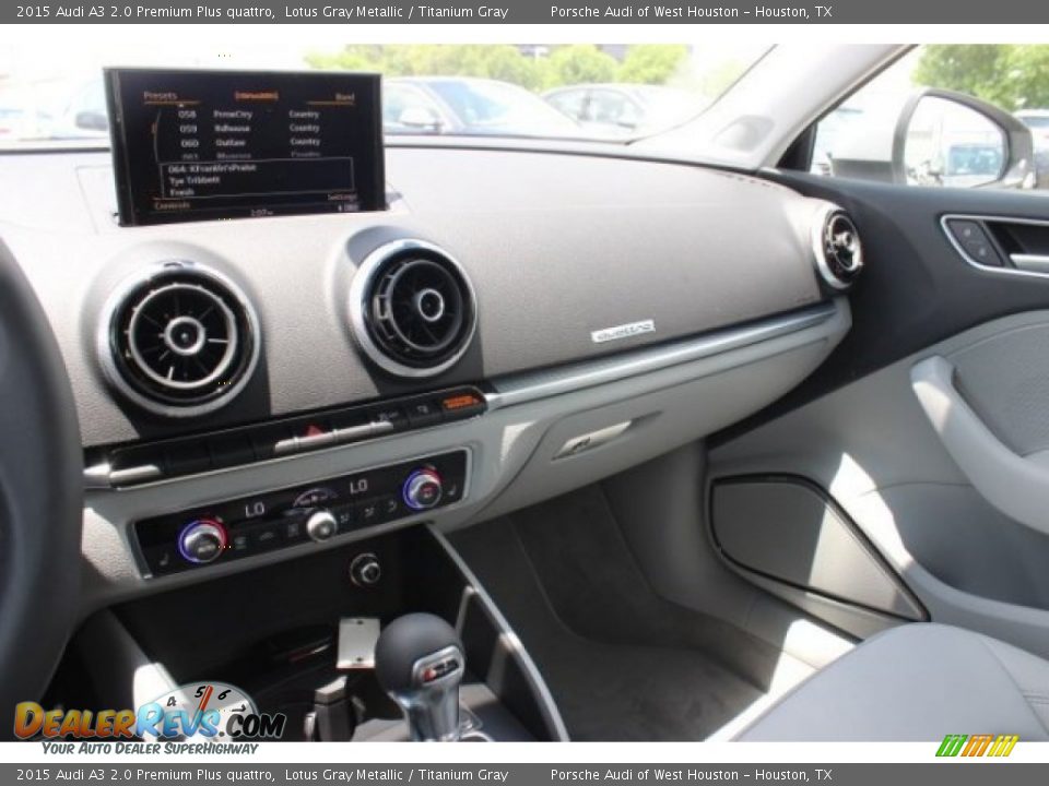 2015 Audi A3 2.0 Premium Plus quattro Lotus Gray Metallic / Titanium Gray Photo #14