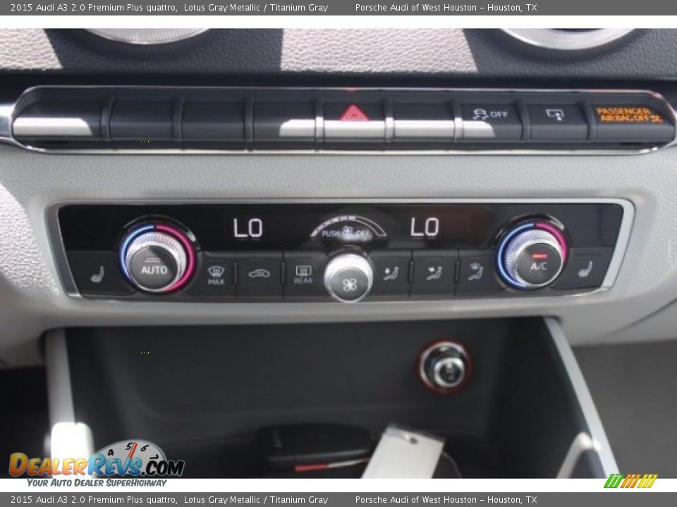 2015 Audi A3 2.0 Premium Plus quattro Lotus Gray Metallic / Titanium Gray Photo #19