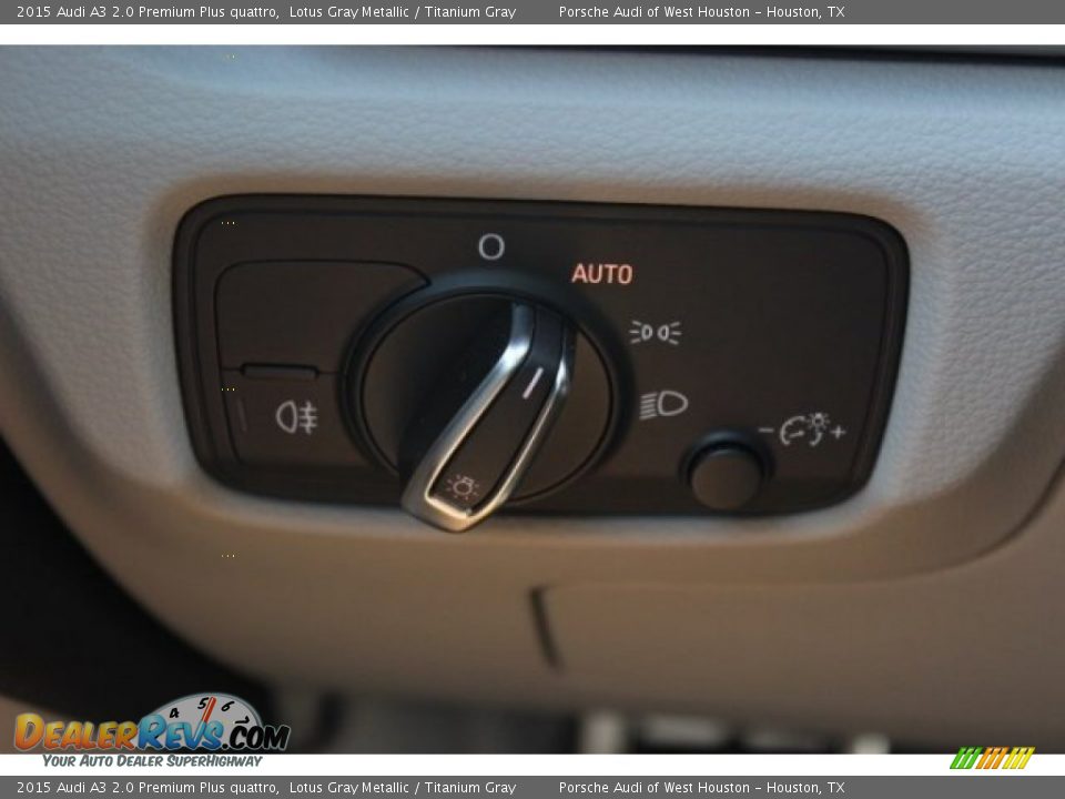 2015 Audi A3 2.0 Premium Plus quattro Lotus Gray Metallic / Titanium Gray Photo #23