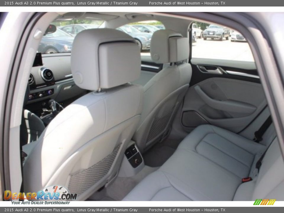 2015 Audi A3 2.0 Premium Plus quattro Lotus Gray Metallic / Titanium Gray Photo #25