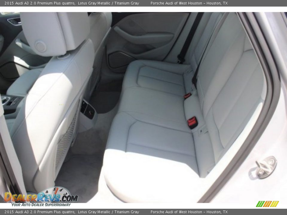 2015 Audi A3 2.0 Premium Plus quattro Lotus Gray Metallic / Titanium Gray Photo #26