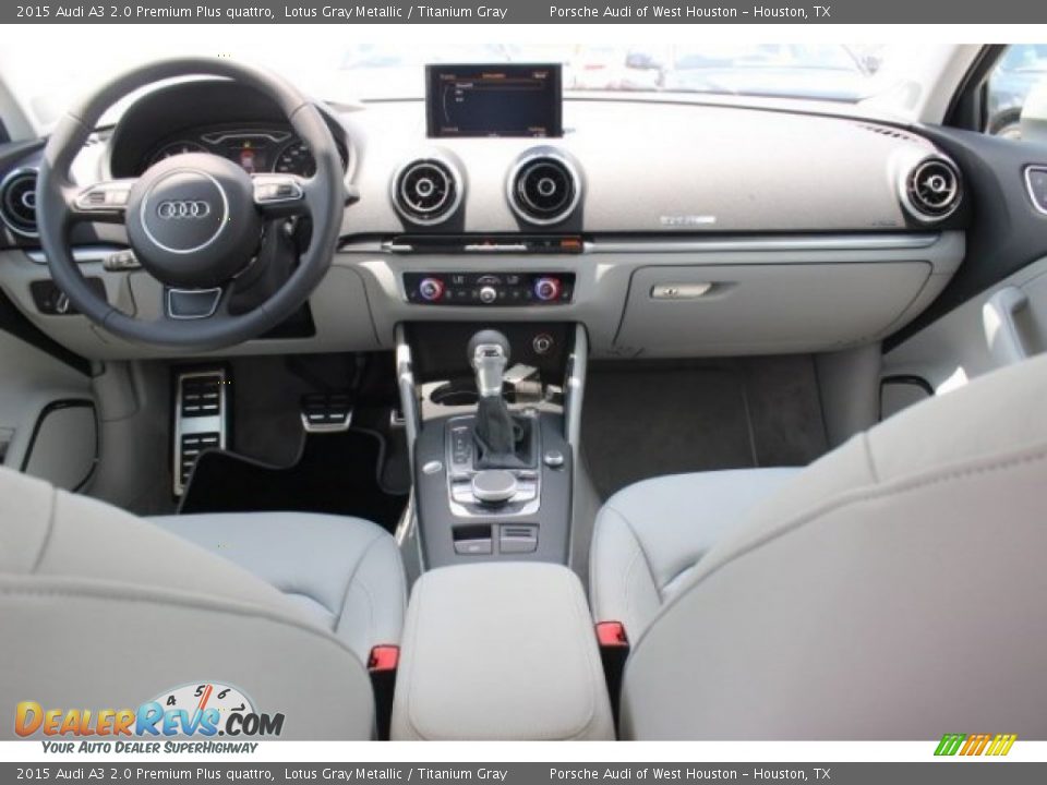 2015 Audi A3 2.0 Premium Plus quattro Lotus Gray Metallic / Titanium Gray Photo #27
