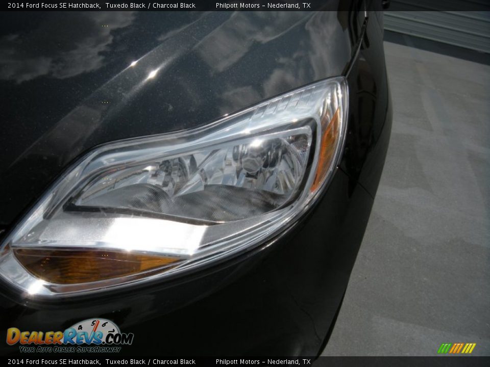 2014 Ford Focus SE Hatchback Tuxedo Black / Charcoal Black Photo #9