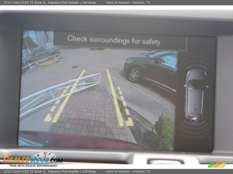 2015 Volvo XC60 T5 Drive-E Flamenco Red Metallic / Soft Beige Photo #18