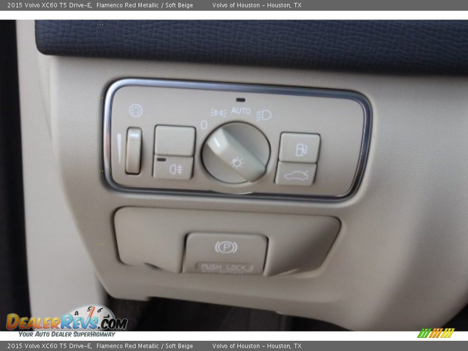 2015 Volvo XC60 T5 Drive-E Flamenco Red Metallic / Soft Beige Photo #21