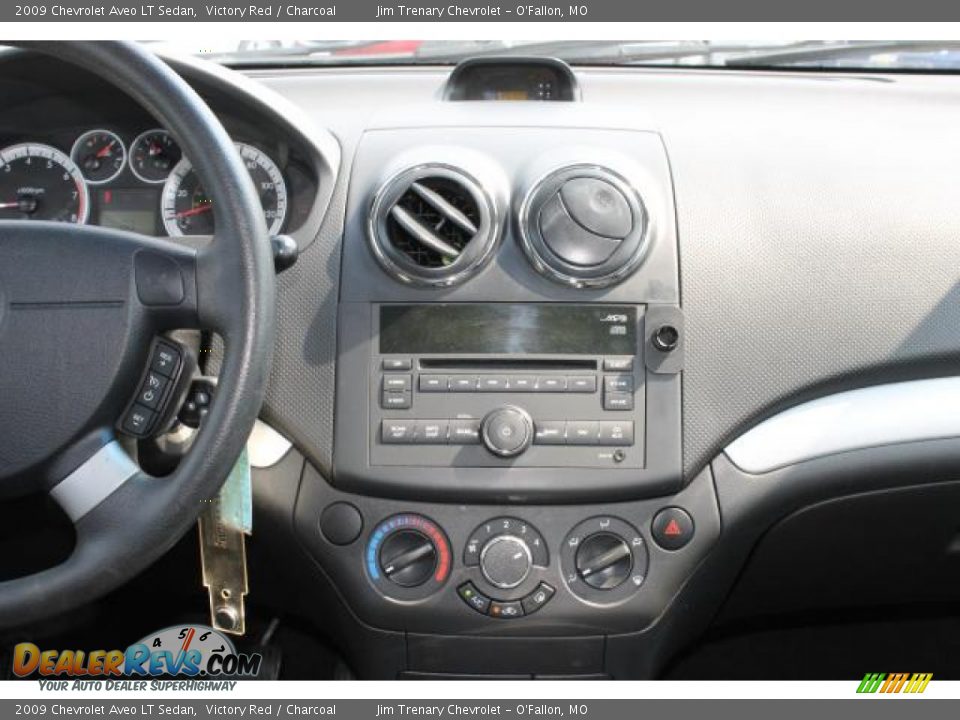 2009 Chevrolet Aveo LT Sedan Victory Red / Charcoal Photo #12