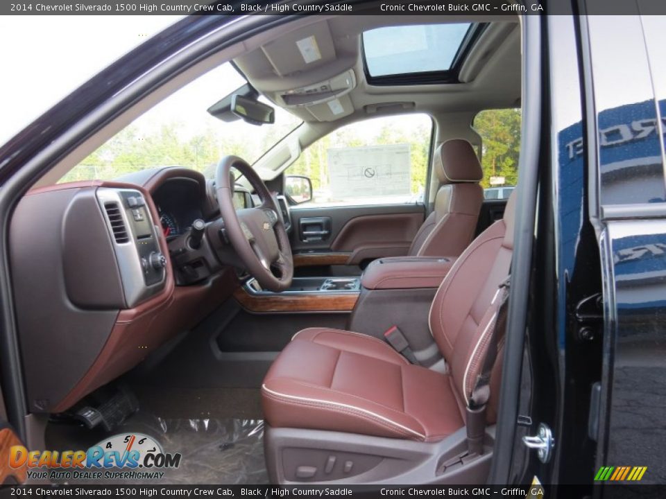 2014 Chevrolet Silverado 1500 High Country Crew Cab Black / High Country Saddle Photo #9