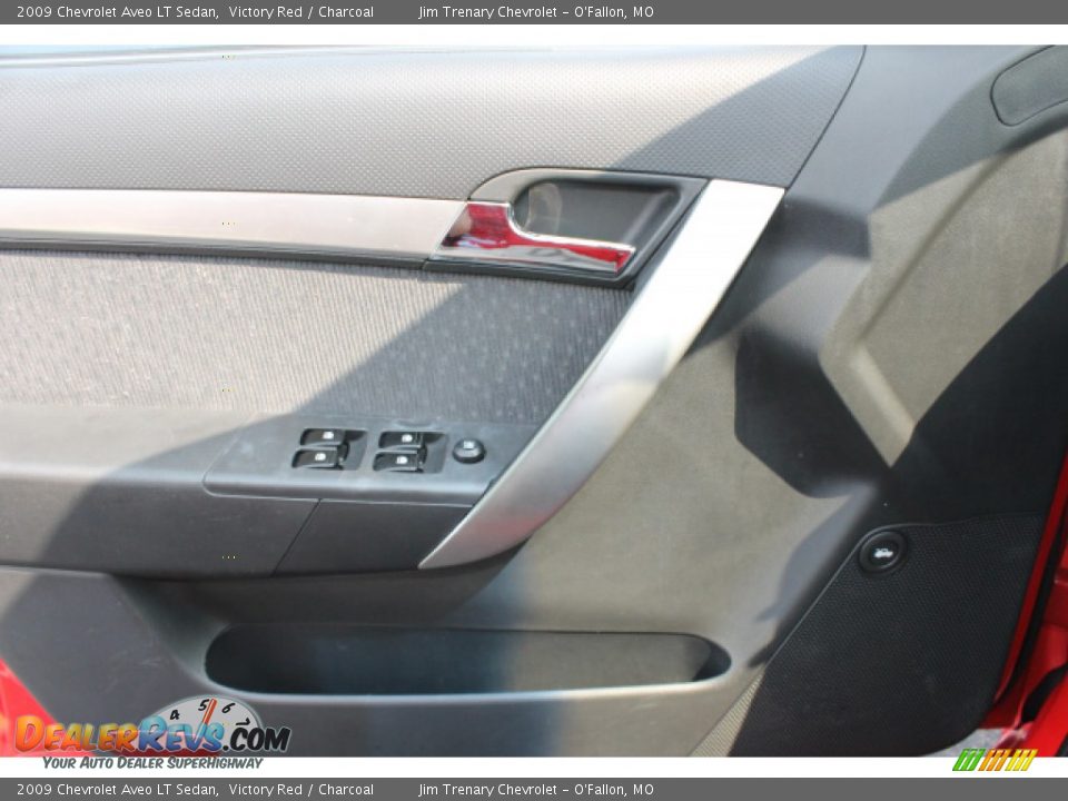 2009 Chevrolet Aveo LT Sedan Victory Red / Charcoal Photo #15