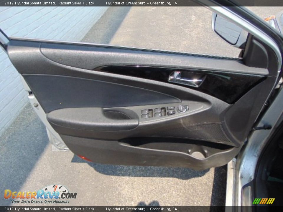 2012 Hyundai Sonata Limited Radiant Silver / Black Photo #12