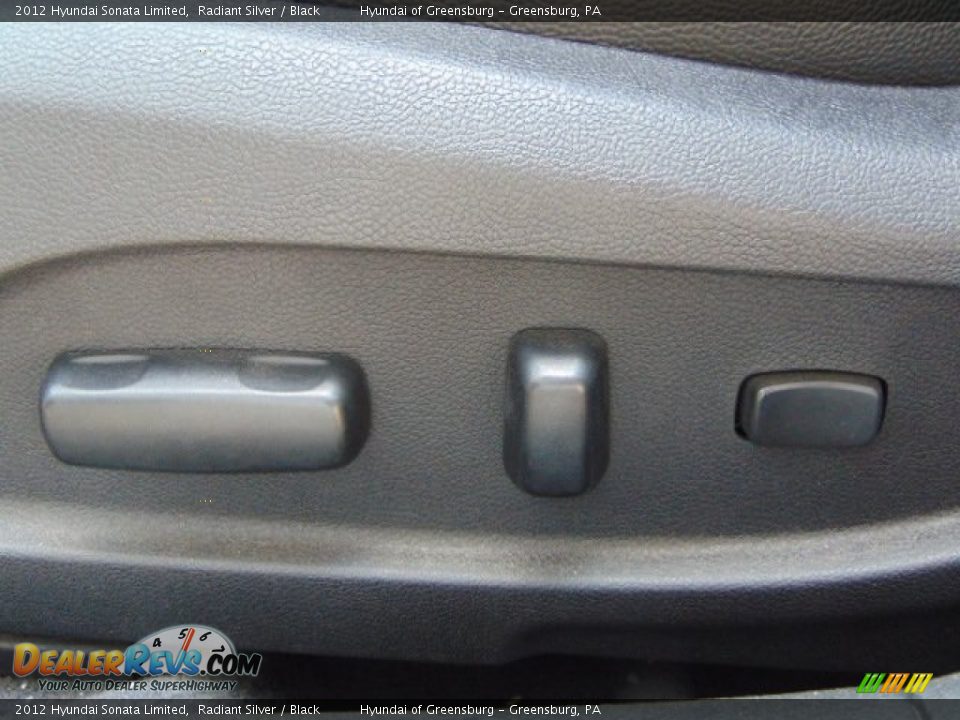2012 Hyundai Sonata Limited Radiant Silver / Black Photo #16
