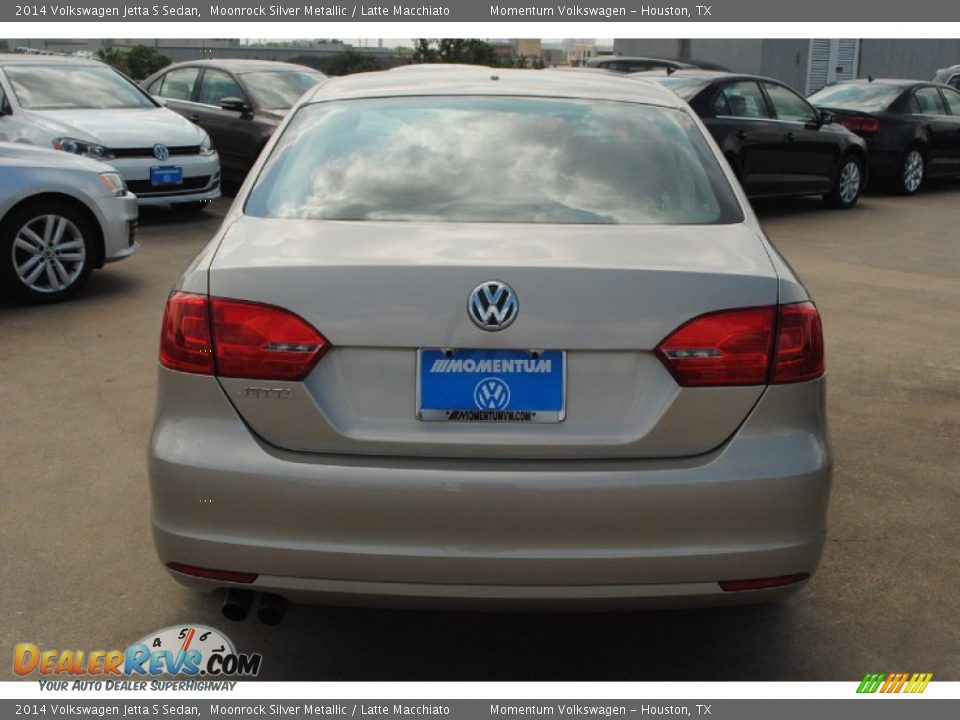 2014 Volkswagen Jetta S Sedan Moonrock Silver Metallic / Latte Macchiato Photo #3