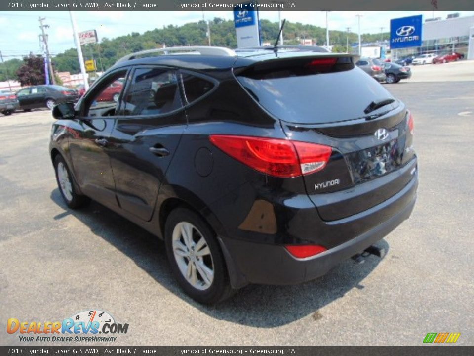2013 Hyundai Tucson GLS AWD Ash Black / Taupe Photo #6