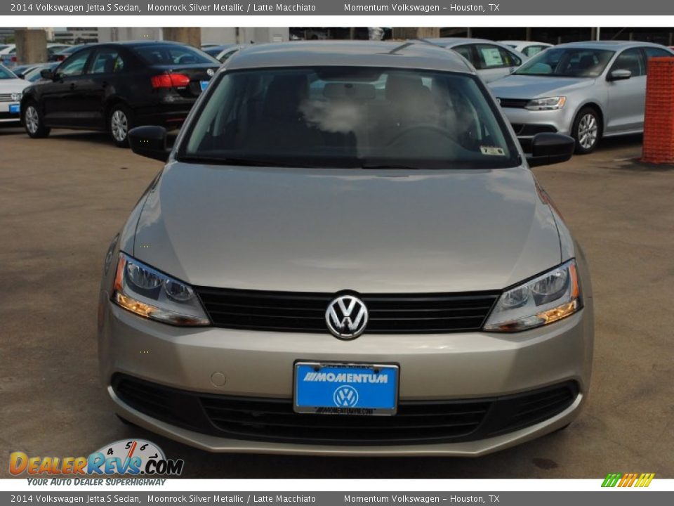 2014 Volkswagen Jetta S Sedan Moonrock Silver Metallic / Latte Macchiato Photo #6