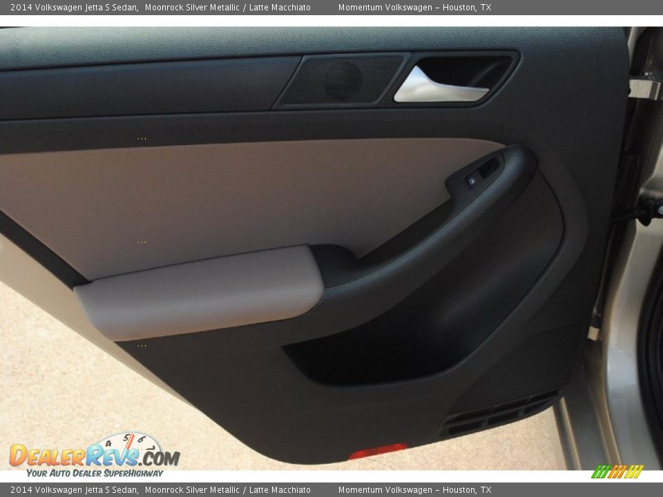 2014 Volkswagen Jetta S Sedan Moonrock Silver Metallic / Latte Macchiato Photo #10