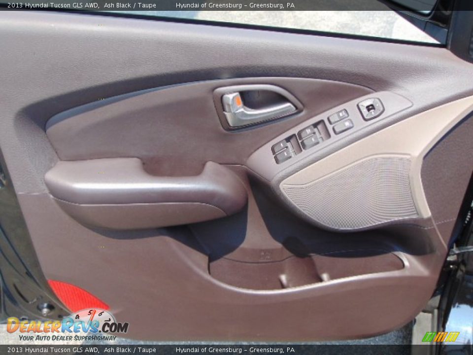 2013 Hyundai Tucson GLS AWD Ash Black / Taupe Photo #14