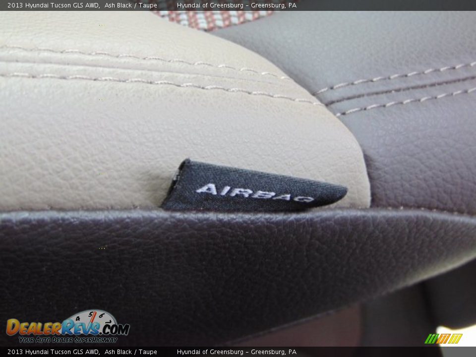 2013 Hyundai Tucson GLS AWD Ash Black / Taupe Photo #15
