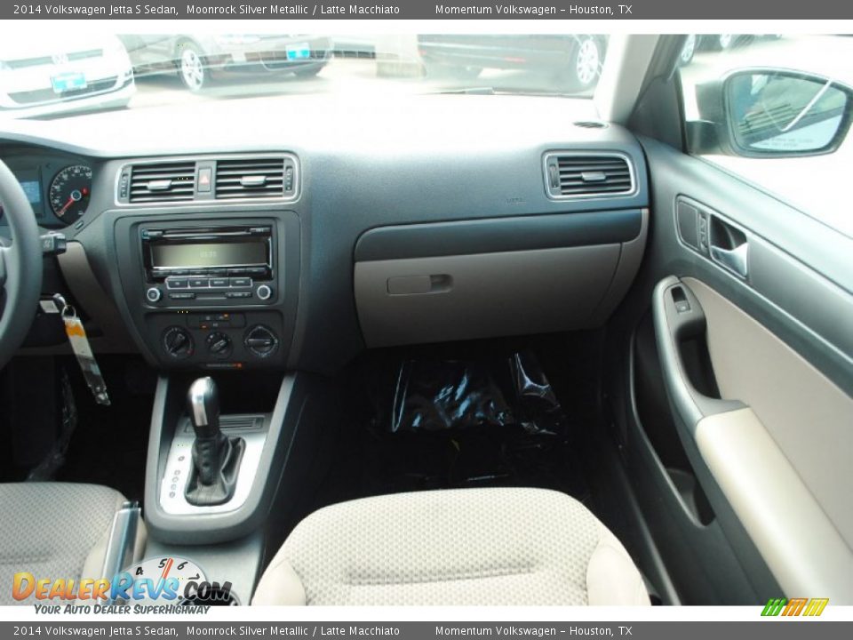 2014 Volkswagen Jetta S Sedan Moonrock Silver Metallic / Latte Macchiato Photo #13