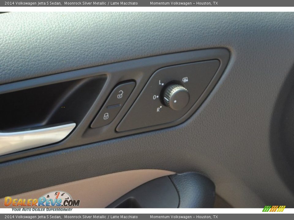 2014 Volkswagen Jetta S Sedan Moonrock Silver Metallic / Latte Macchiato Photo #15