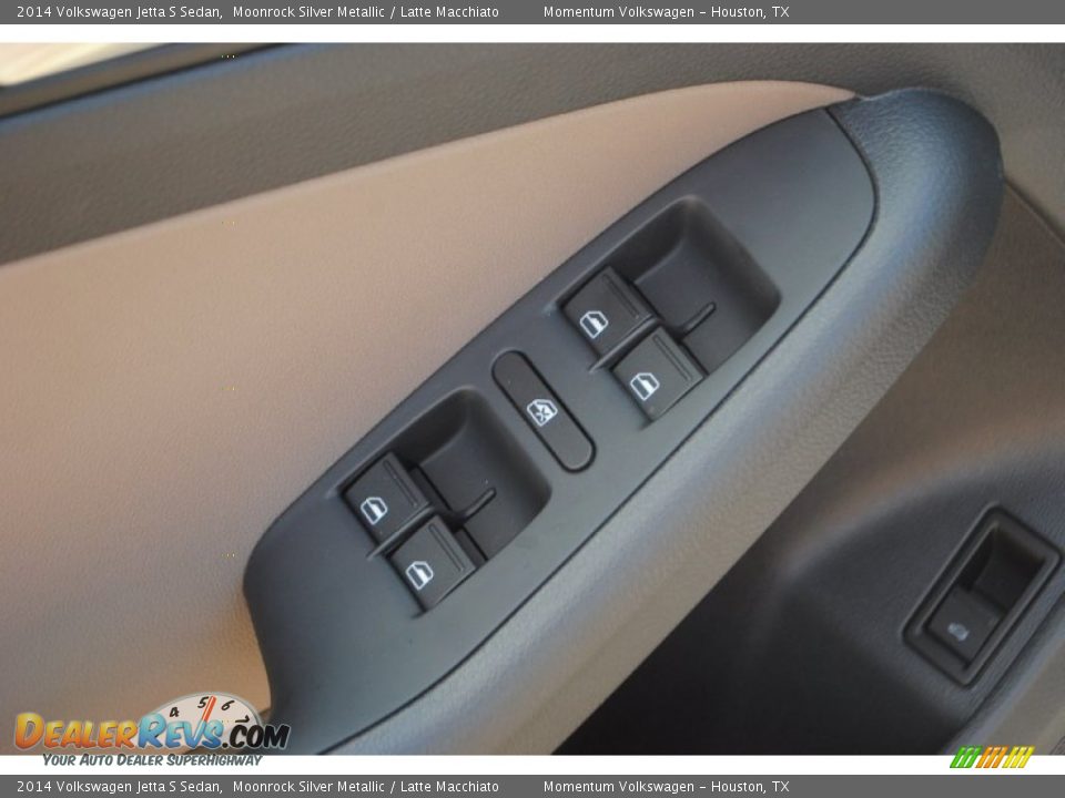 2014 Volkswagen Jetta S Sedan Moonrock Silver Metallic / Latte Macchiato Photo #16