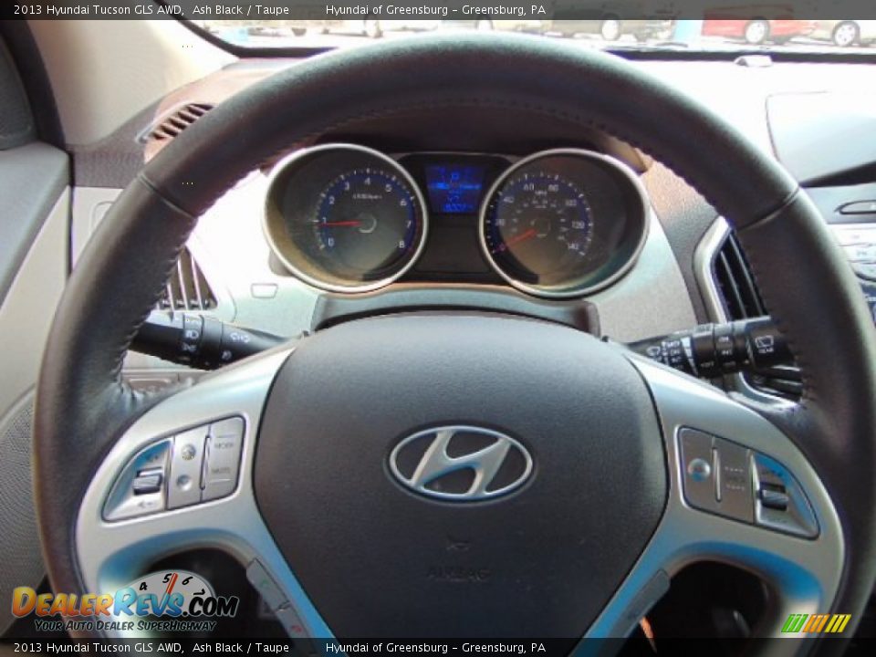 2013 Hyundai Tucson GLS AWD Ash Black / Taupe Photo #21
