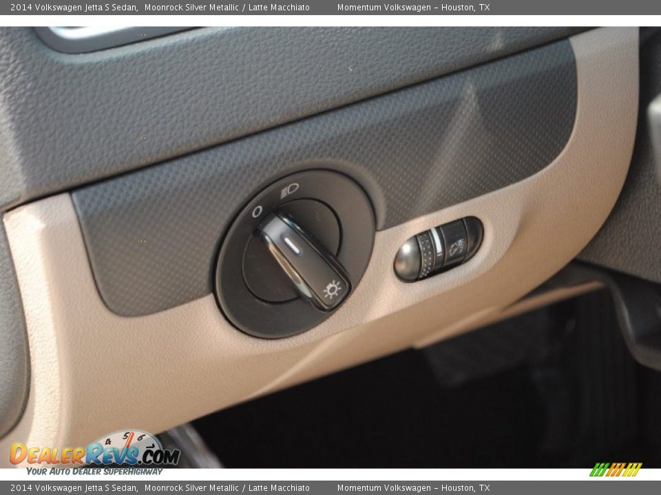 2014 Volkswagen Jetta S Sedan Moonrock Silver Metallic / Latte Macchiato Photo #19