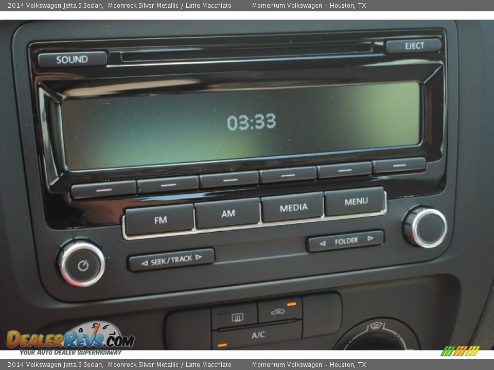 2014 Volkswagen Jetta S Sedan Moonrock Silver Metallic / Latte Macchiato Photo #22