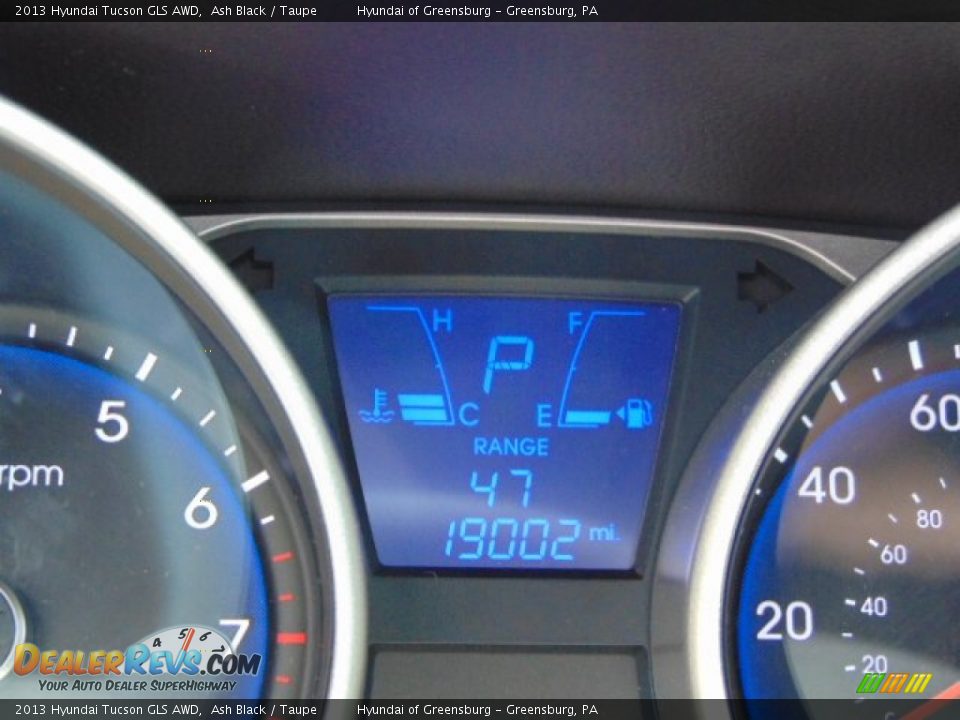 2013 Hyundai Tucson GLS AWD Ash Black / Taupe Photo #25