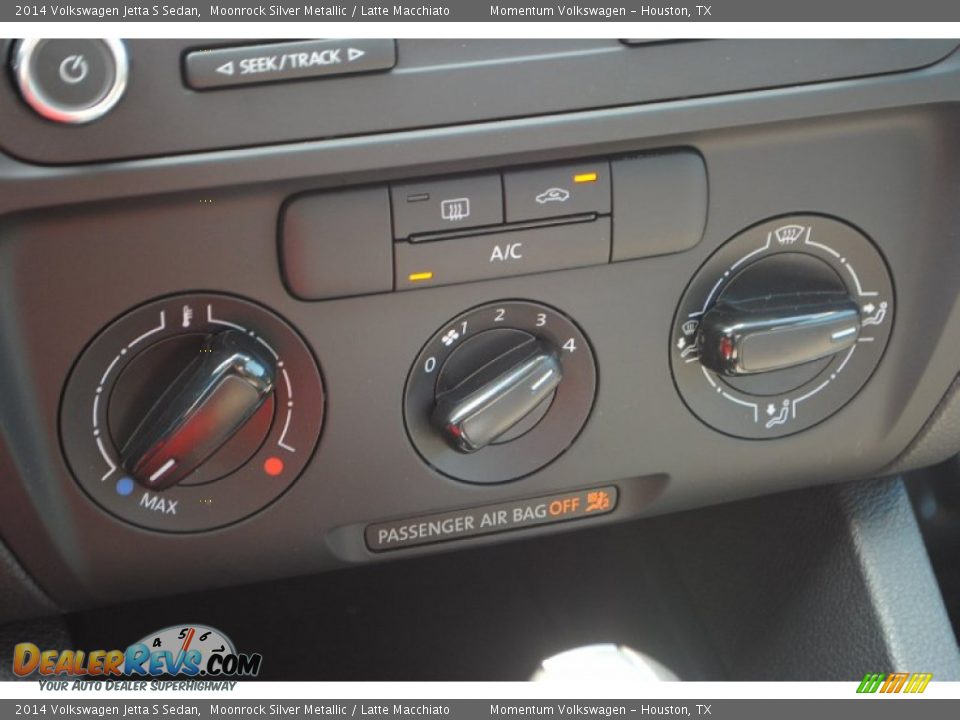 2014 Volkswagen Jetta S Sedan Moonrock Silver Metallic / Latte Macchiato Photo #23