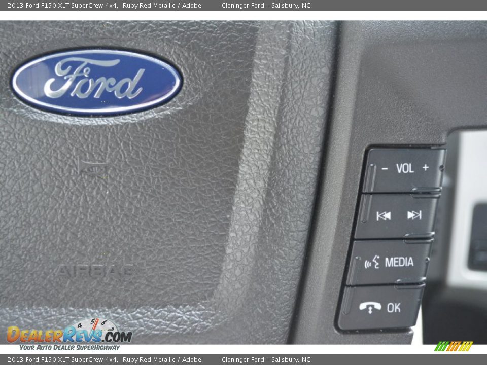2013 Ford F150 XLT SuperCrew 4x4 Ruby Red Metallic / Adobe Photo #24