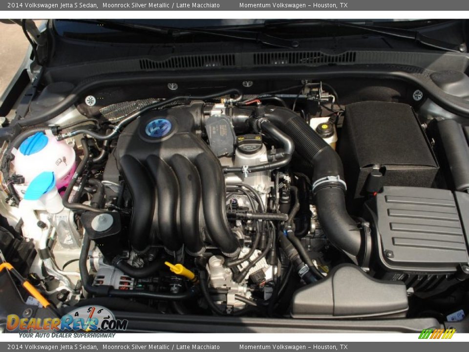 2014 Volkswagen Jetta S Sedan Moonrock Silver Metallic / Latte Macchiato Photo #26