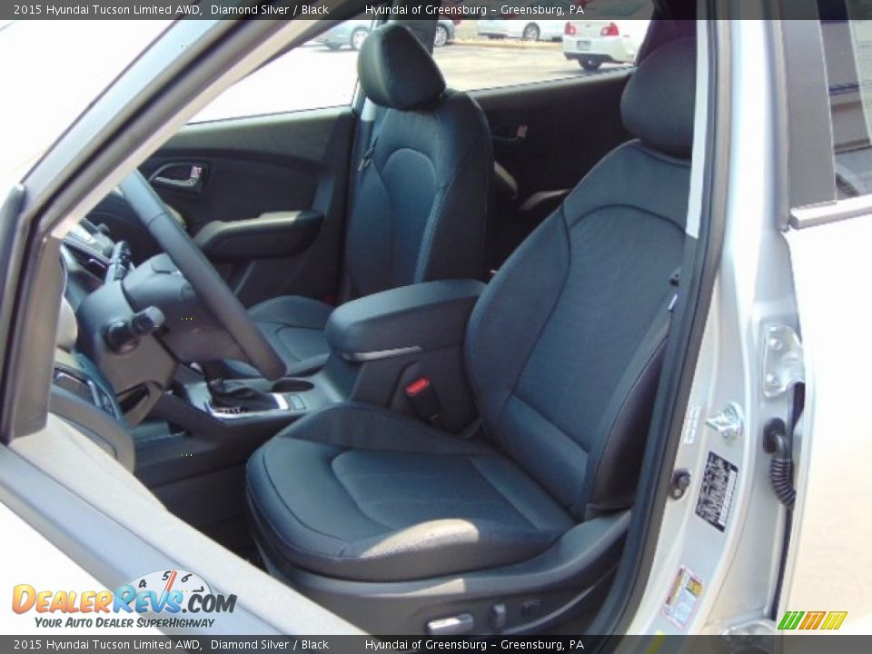 Front Seat of 2015 Hyundai Tucson Limited AWD Photo #10