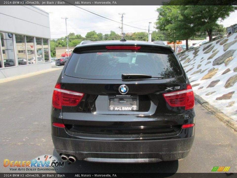 2014 BMW X3 xDrive28i Jet Black / Black Photo #4