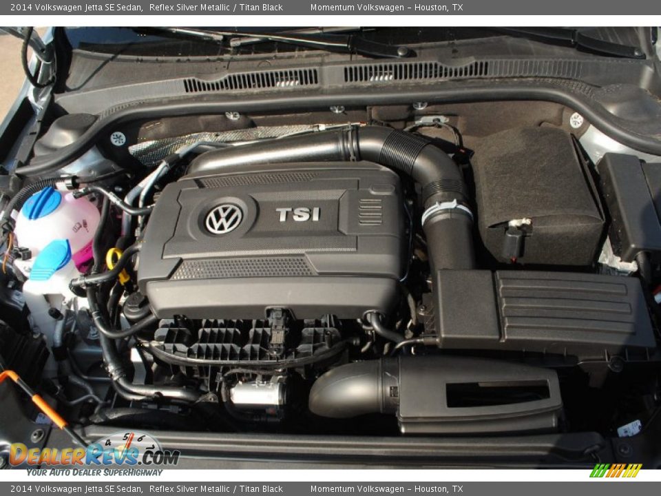 2014 Volkswagen Jetta SE Sedan Reflex Silver Metallic / Titan Black Photo #30